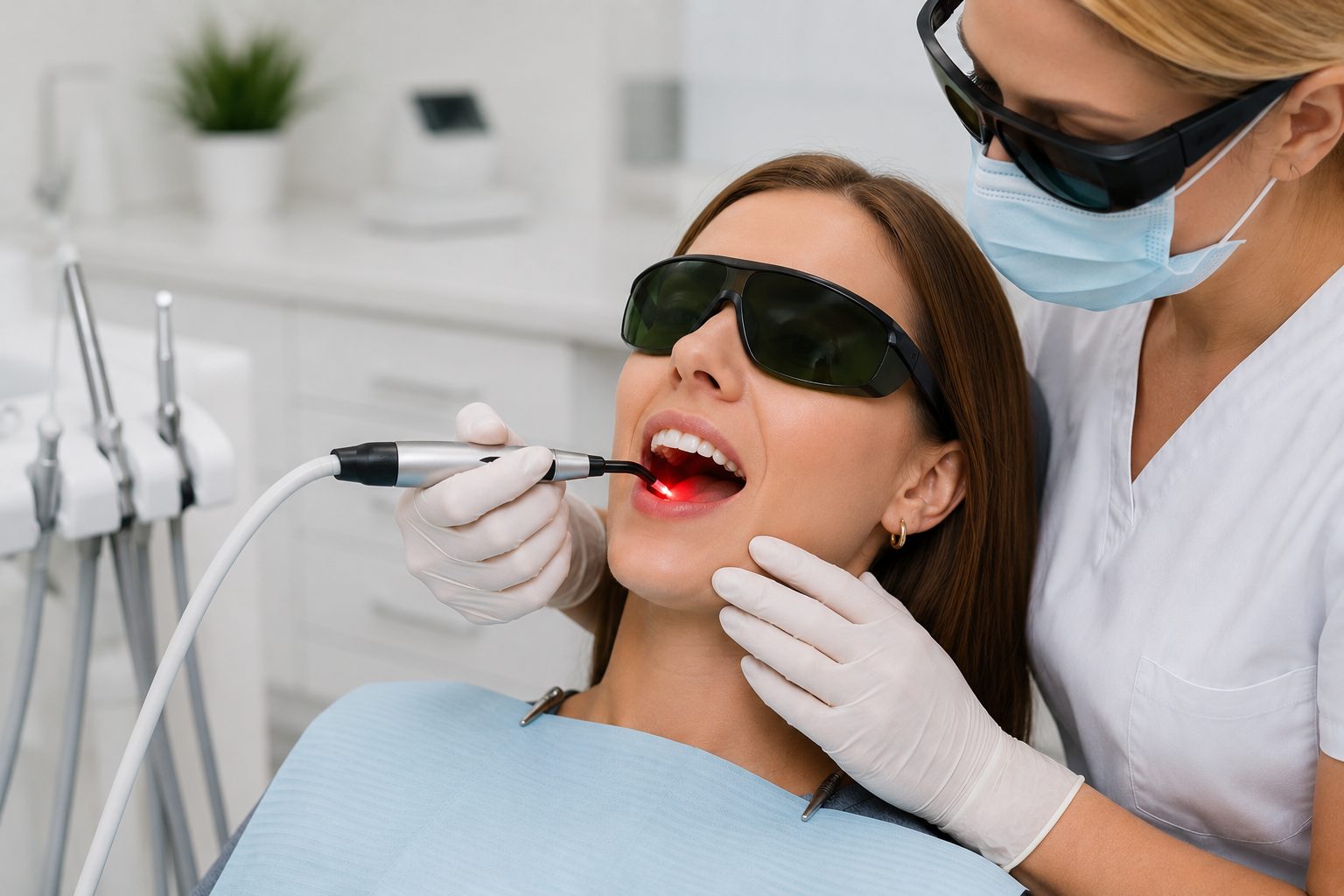 Laser-Behandlung